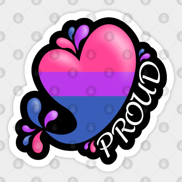 Proud to be Bisexual Sticker by CoffeeOtter